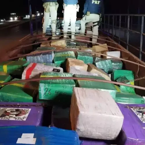 Maior apreensão do ano intercepta 26 toneladas de maconha e armas