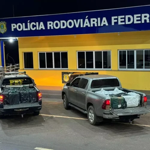 PRF intercepta 1,3 tonelada de cocaína em MS, maior apreensão do ano no Brasil