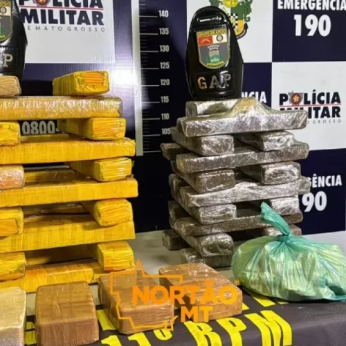 Polícia Militar realiza apreensão histórica de drogas na BR-163, próximo a Sorriso